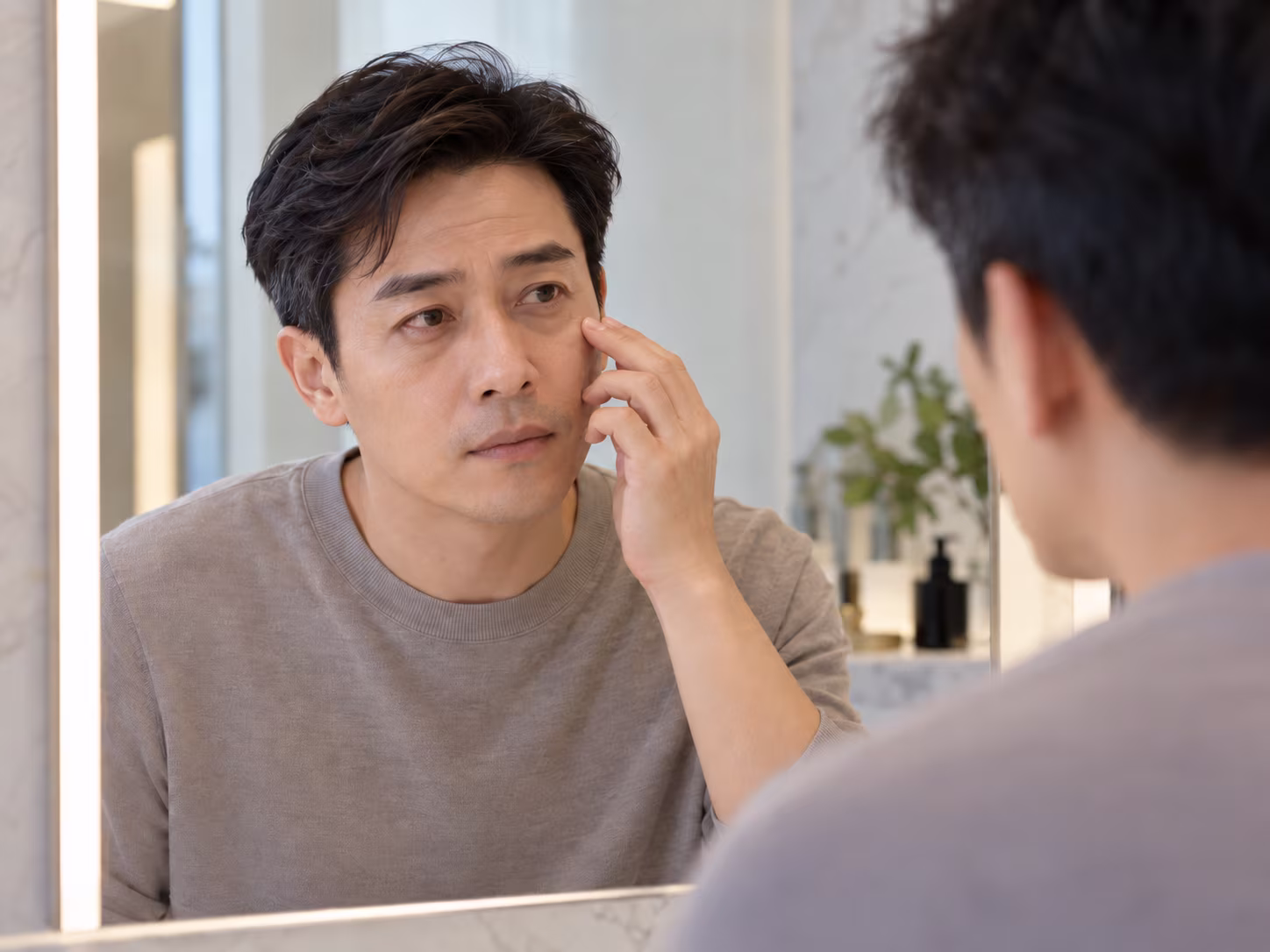 Under-eye hollowing
